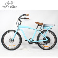 TOP E-Bike Vintage a2b Electric Cruiser Beach Fahrrad 26inch Elektrofahrrad China